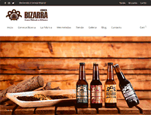 Tablet Screenshot of cervezabizarra.com